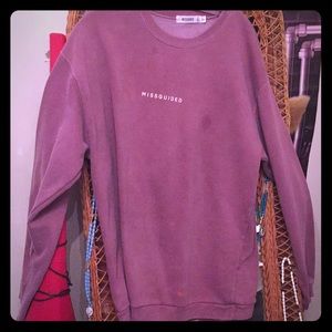 Misguided Crewneck Size Large Pre-Owned Condition!